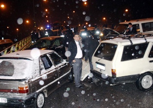Konya'da 15 araç birbirine girdi!