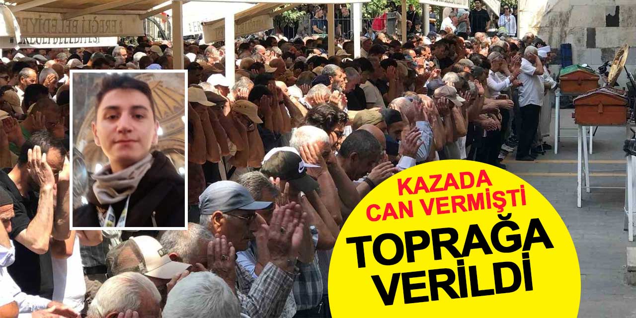 Kazada ölen motosikletli genç Ereğli'de toprağa verildi