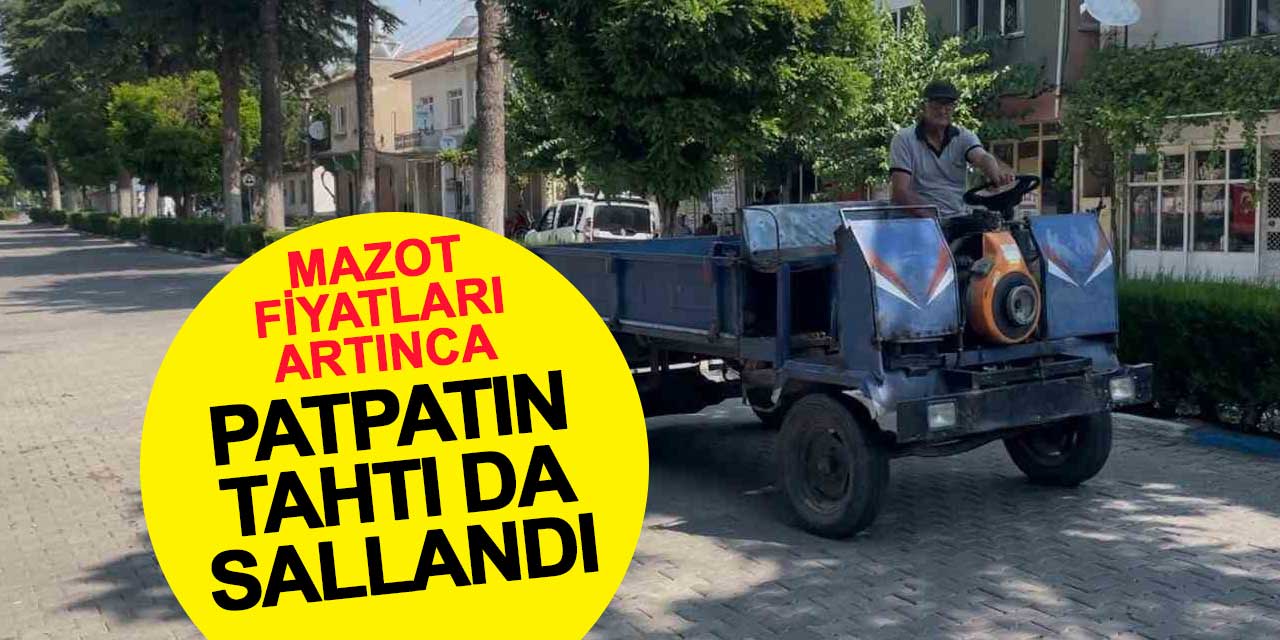 Mazot fiyatları artınca, patpatın tahtı da sallandı