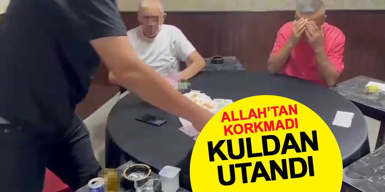 Allah'tan korkmadı, kuldan utandı