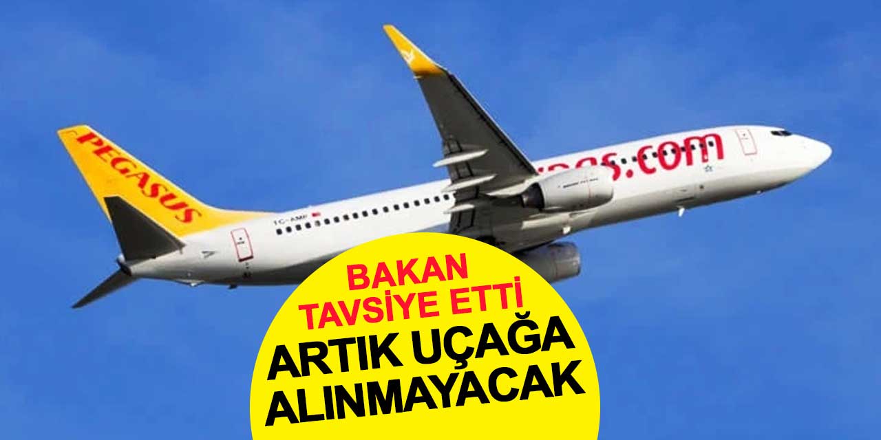 Pegasus’tan uçakta powerbank yasağı: Bakan tavsiye etti uygulama başladı