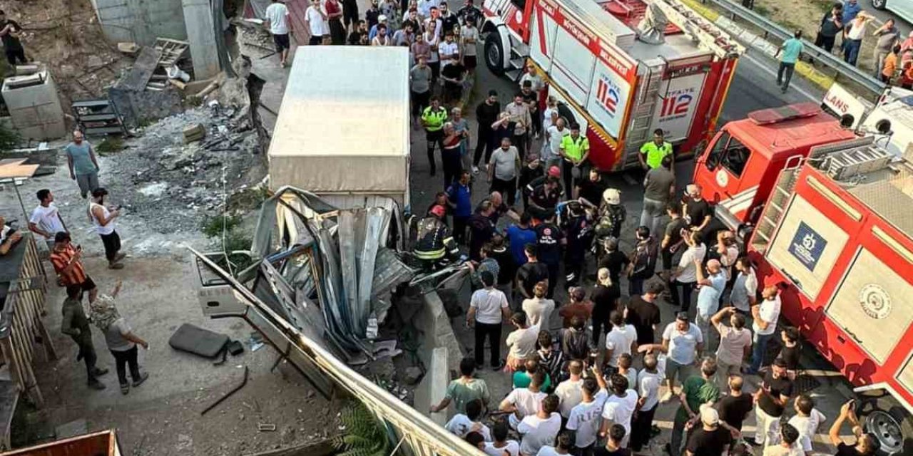 Fren Boşaldı Kamyonet Tansiyon Yükseltti