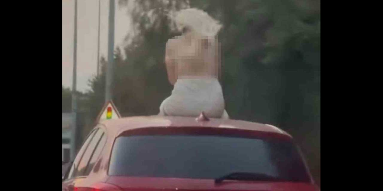 Otomobil sunroofunda twerk dansı adliyelik oldu