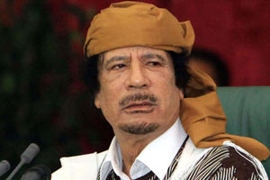 Kaddafi röportajı olay oldu