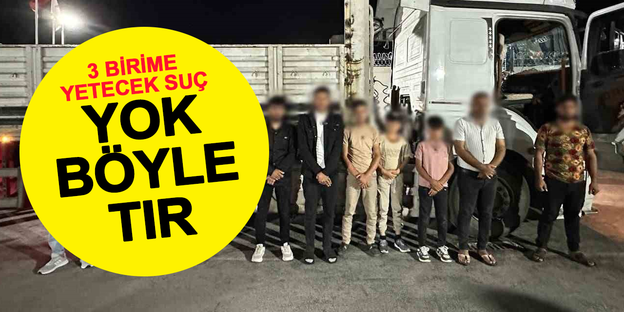 Yok Böyle Tır: İçinde 3 Polis Birimine Yetecek Suç Çıktı