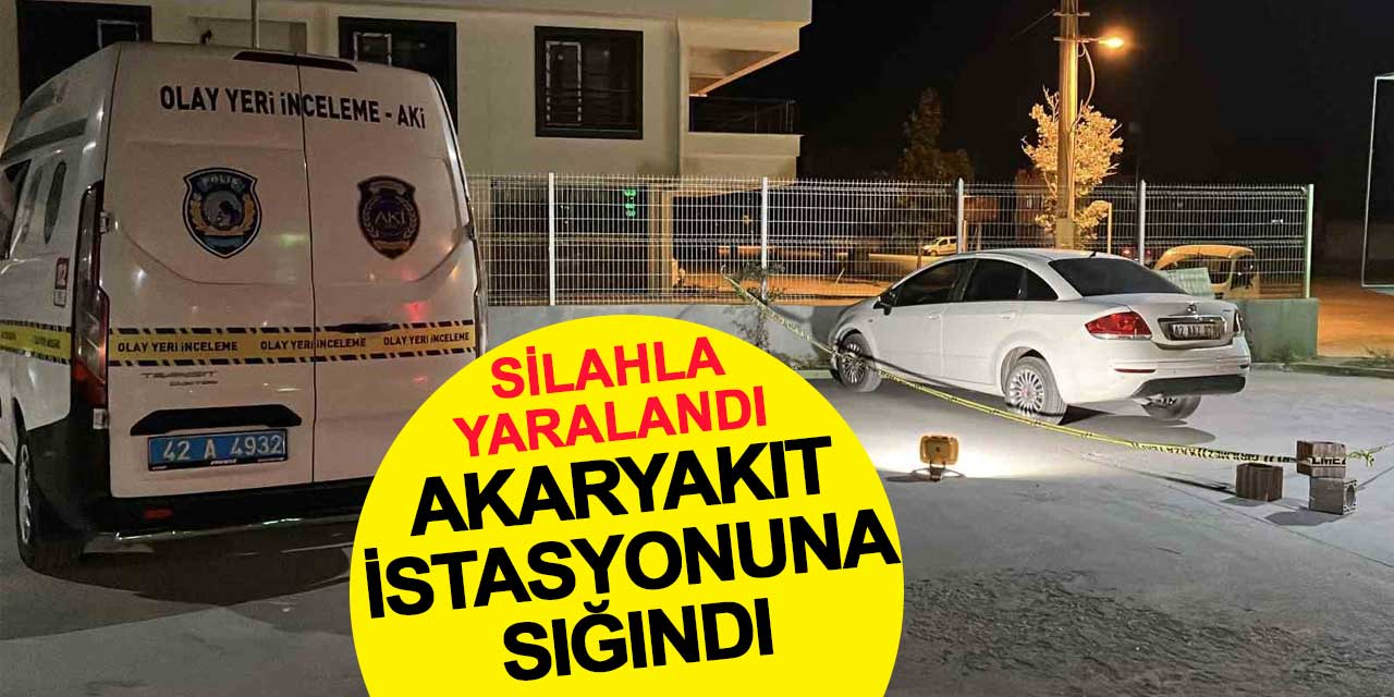Silahla yaralandı, akaryakıt istasyonuna sığında