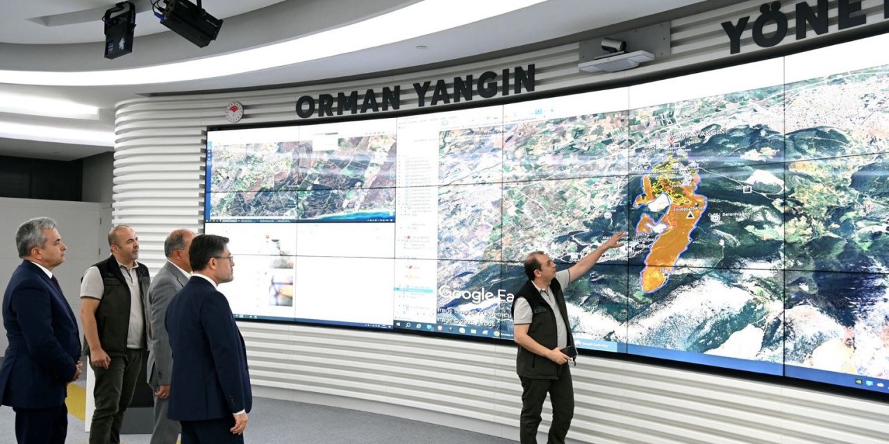 55 orman yangınının 45’i kontrol altına alındı