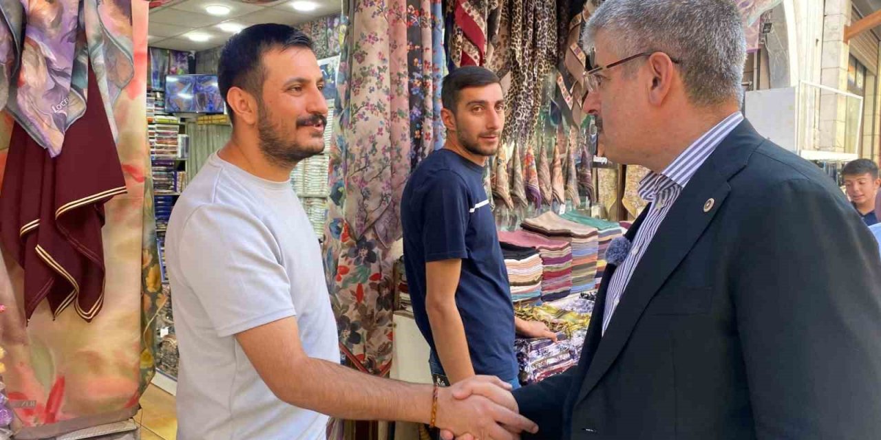 AK Parti Kayseri Milletvekili Çopuroğlu; Meram'da esnafla buluştu