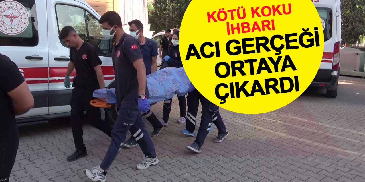 Karatay'da kötü koku ihbarına giden ekipler evde acı manzarayla karşılaştı