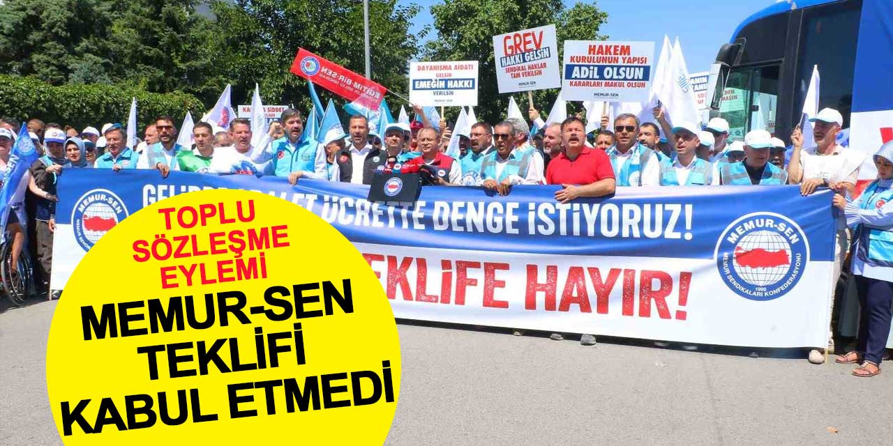 Memur-Sen’den toplu sözleşme eylemi