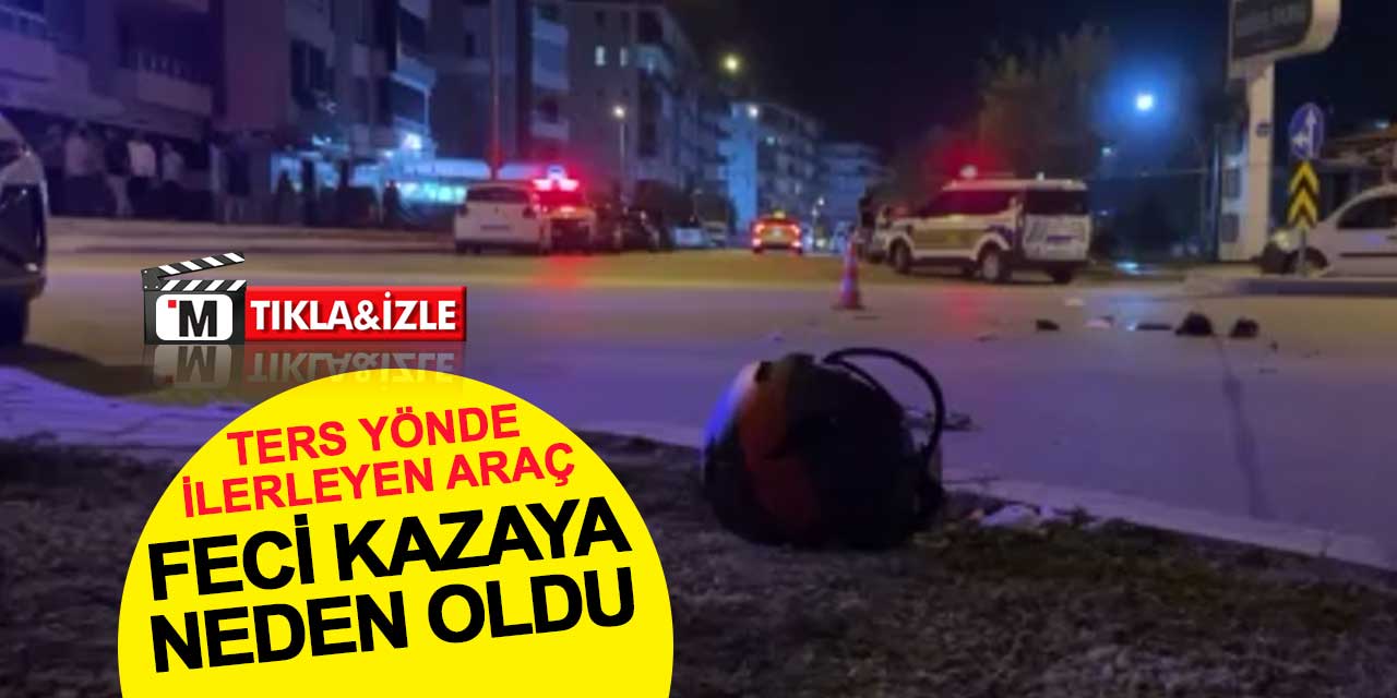 Ters yönde ilerleyen ticari araç feci kazaya neden oldu: 1 ağır yaralı
