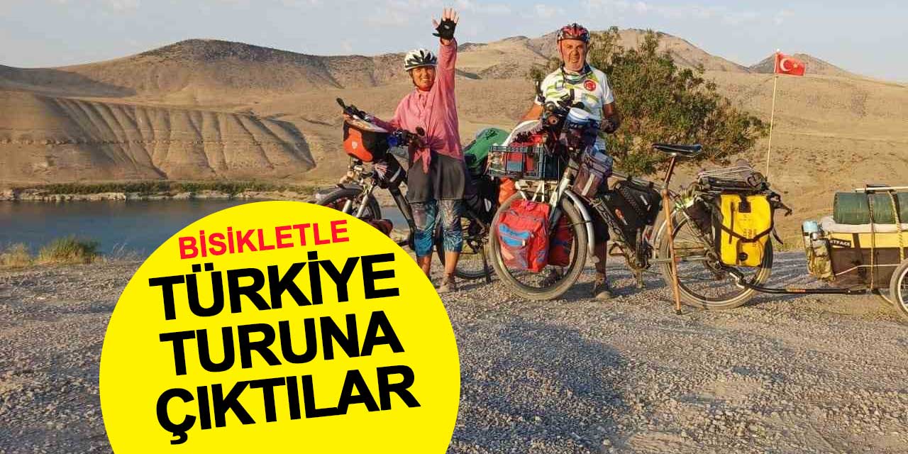 Türkiye turuna çıkan emekli çift Konya'da