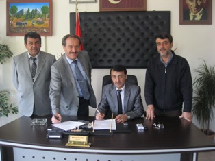 Sarıoğlan Belediyesi'nde sözleşme