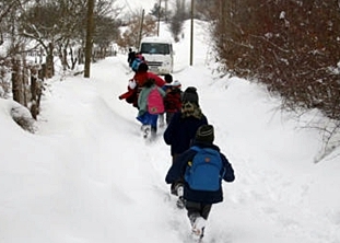 Beyşehir'de kar tatili