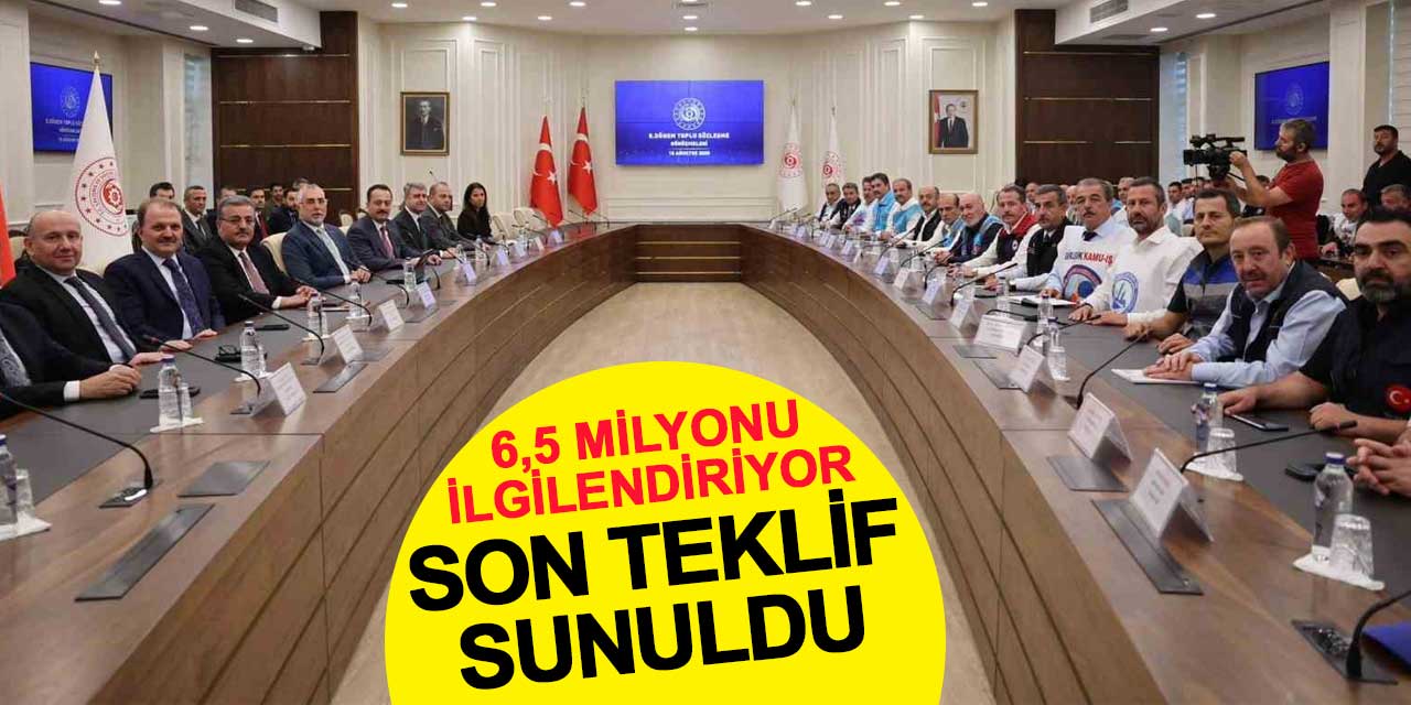 Kamu İşveren Heyeti son teklifini sundu