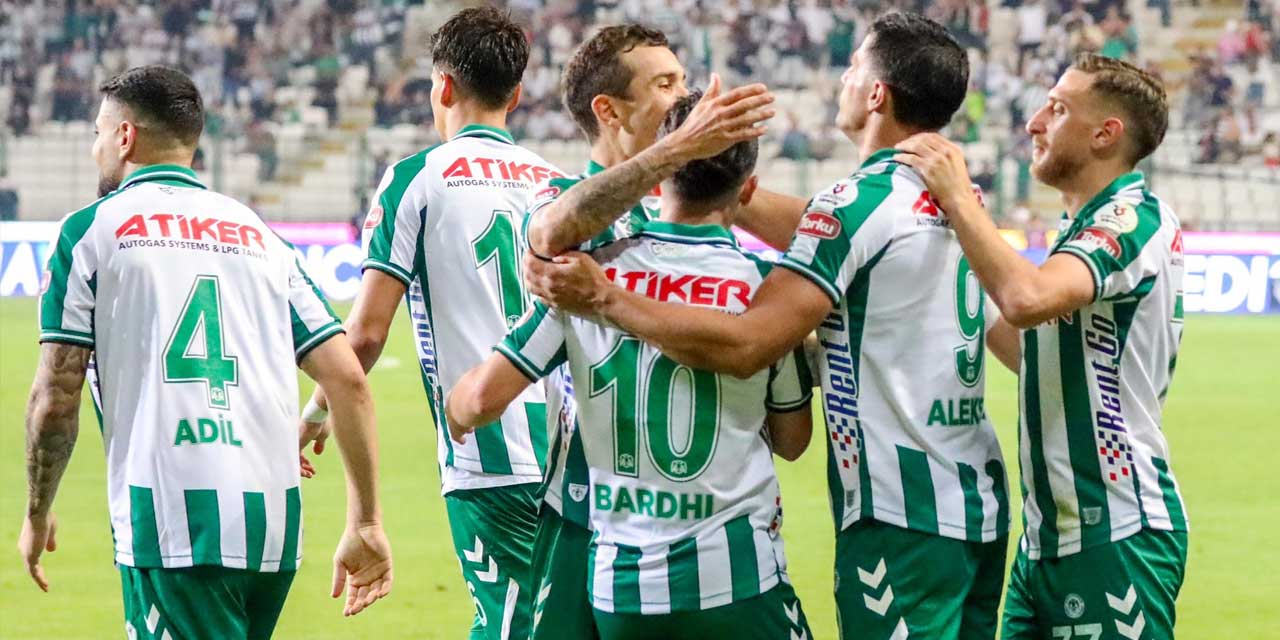 5 takım tam puana ulaştı: 7 golle lider Konyaspor