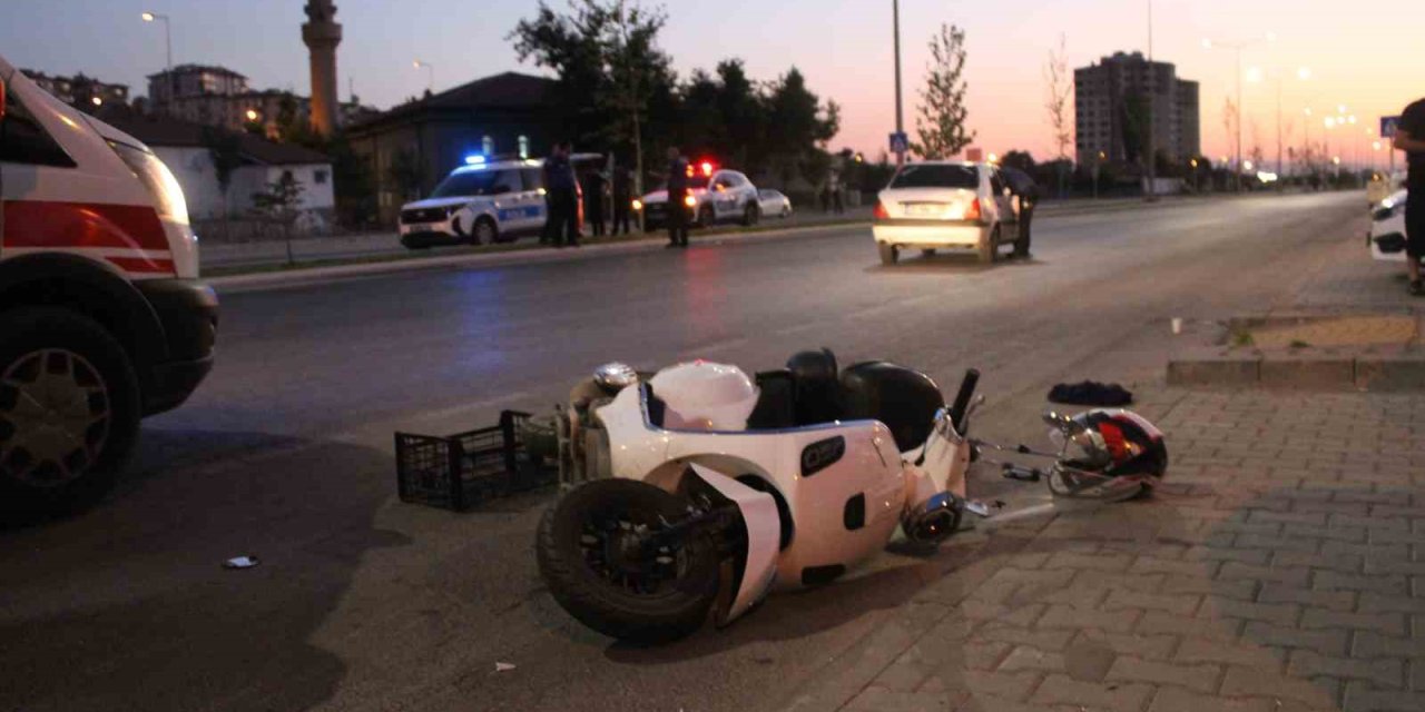 Kavgayı başkaları etti, olan motosikletliye oldu
