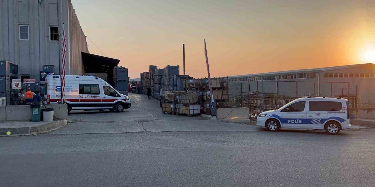 Makineye sıkışan 33 yaşındaki işçi hayatını kaybetti