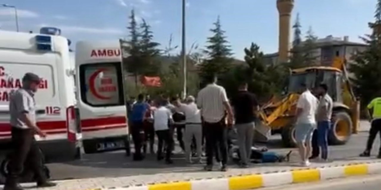 ’Dur’ ihtarına uymadı, ters yönde kaçarken kepçeye çarpıp can verdi