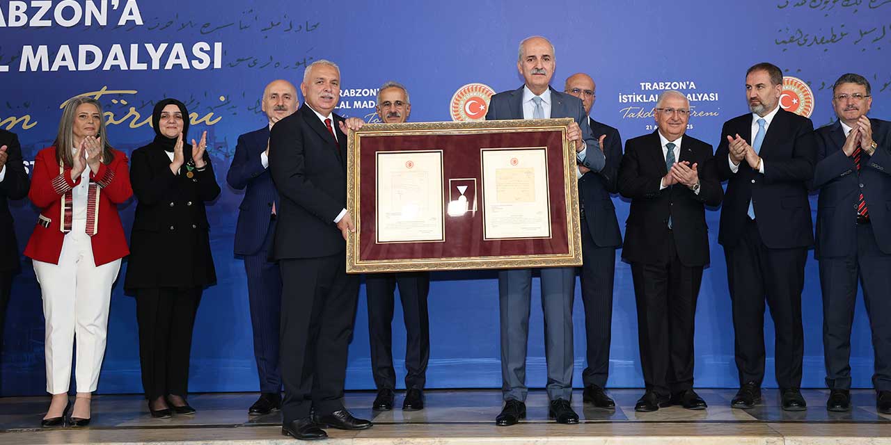 101 Yıl Sonra Gelen Onur: Trabzon’a İstiklal Madalyası Takdim Edildi