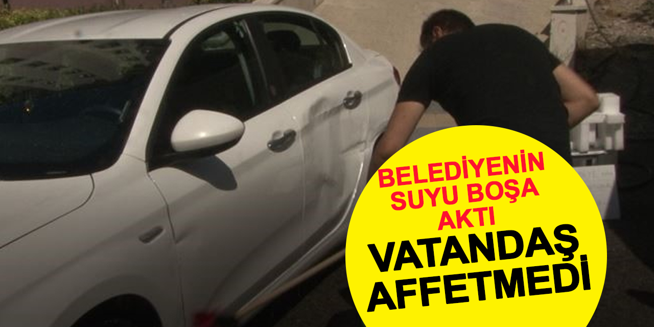 Ankara'nın Suyu Boşa Akıyor Belediye Seyrediyor Vatandaş Affetmiyor