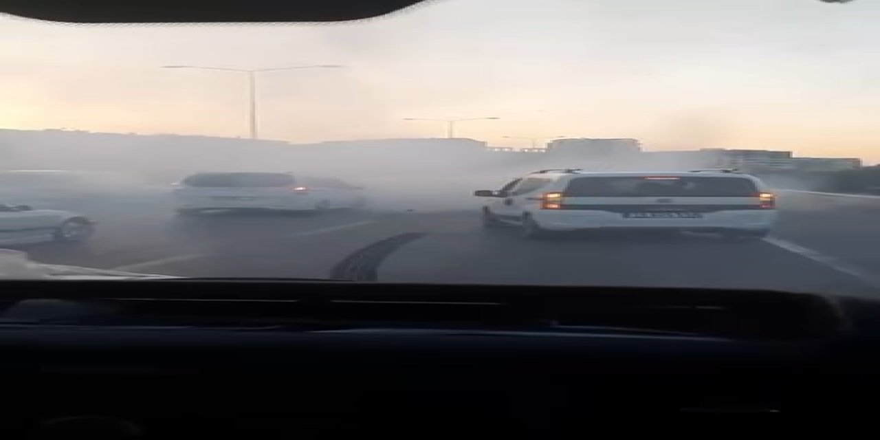 Düğün Konvoylarında Yine Lastikler Yandı