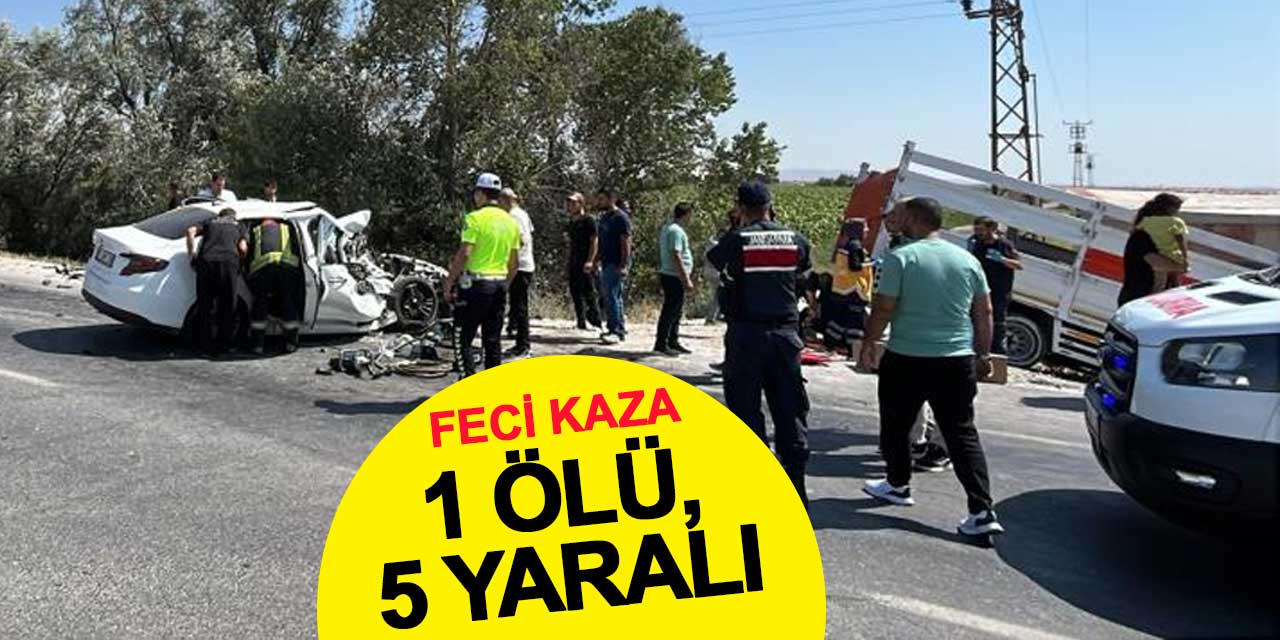 Otomobil kamyonetle çarpıştı: 1 kişi öldü, yaralılar Konya'ya sevk edildi
