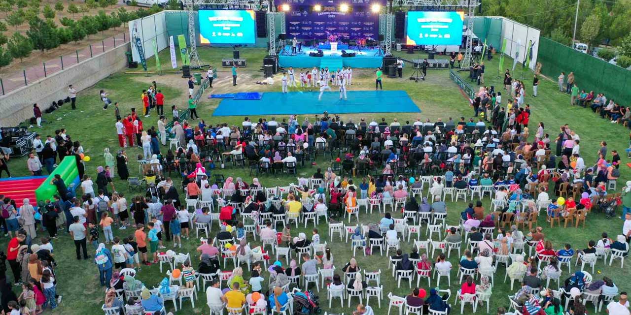 Meram yaz spor okullarına Dutlu'da görkemli kapanış