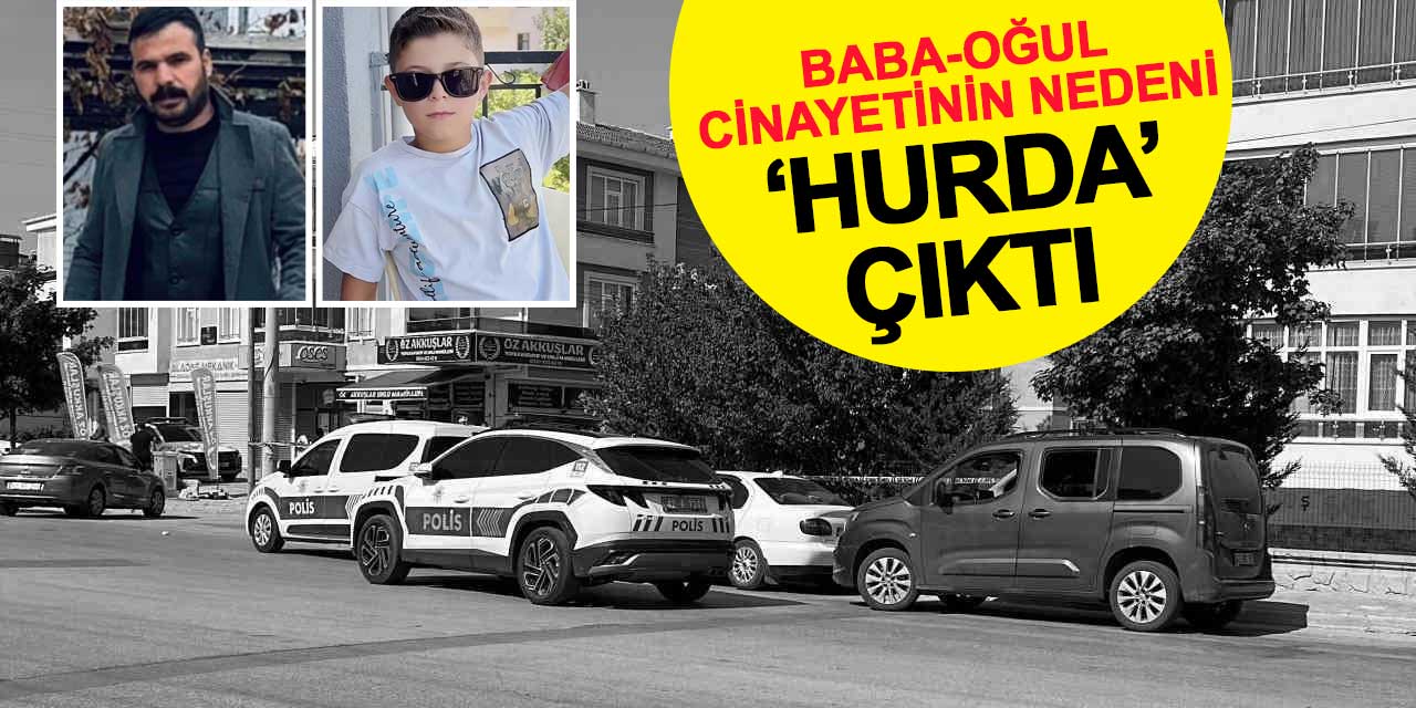 Konya'daki baba-oğul cinayetinin nedeni 'hurda' çıktı