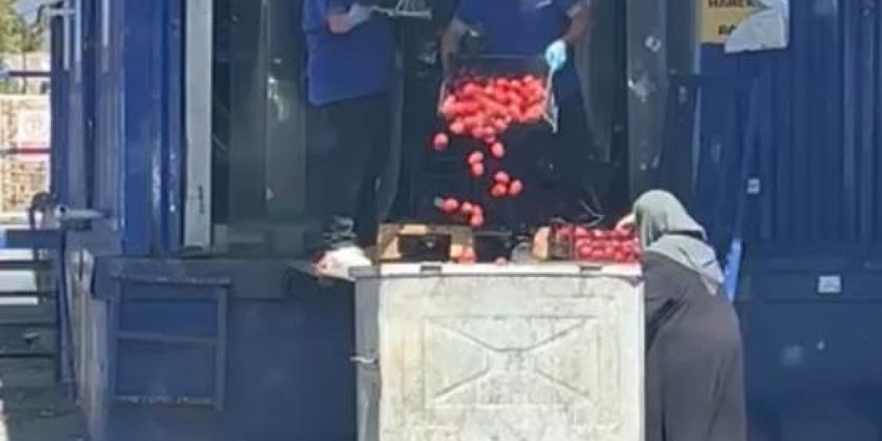 Ticaret Bakanlığından çöpe dökülen domateslerle ilgili açıklama