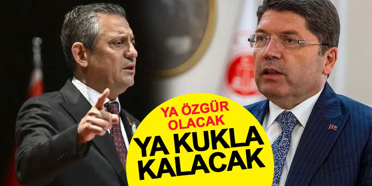 Bakan Tunç'tan Özgür Özel'e: Ya özgür olacak ya kukla kalacak