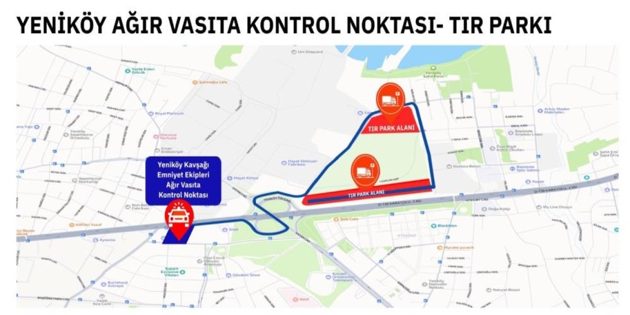 Kocaeli'de Tır ve Kamyonlara Saat Kısıtlaması