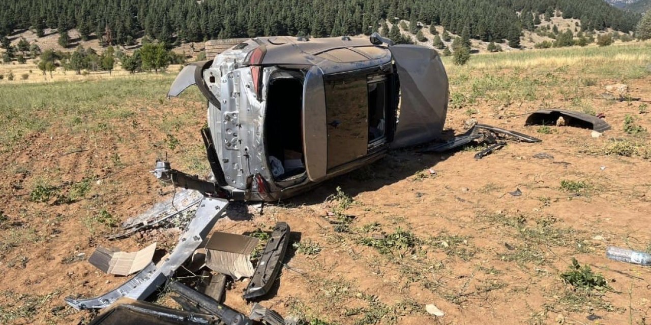 Gembos'a Varamadan Yoldan Çıkıp Takla Attı