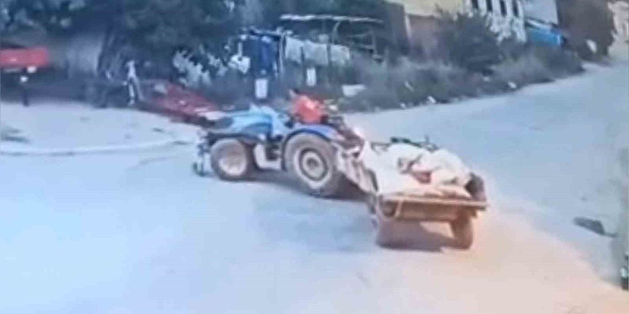 Traktörün altında kalan çocuğun görüntüleri ortaya çıktı