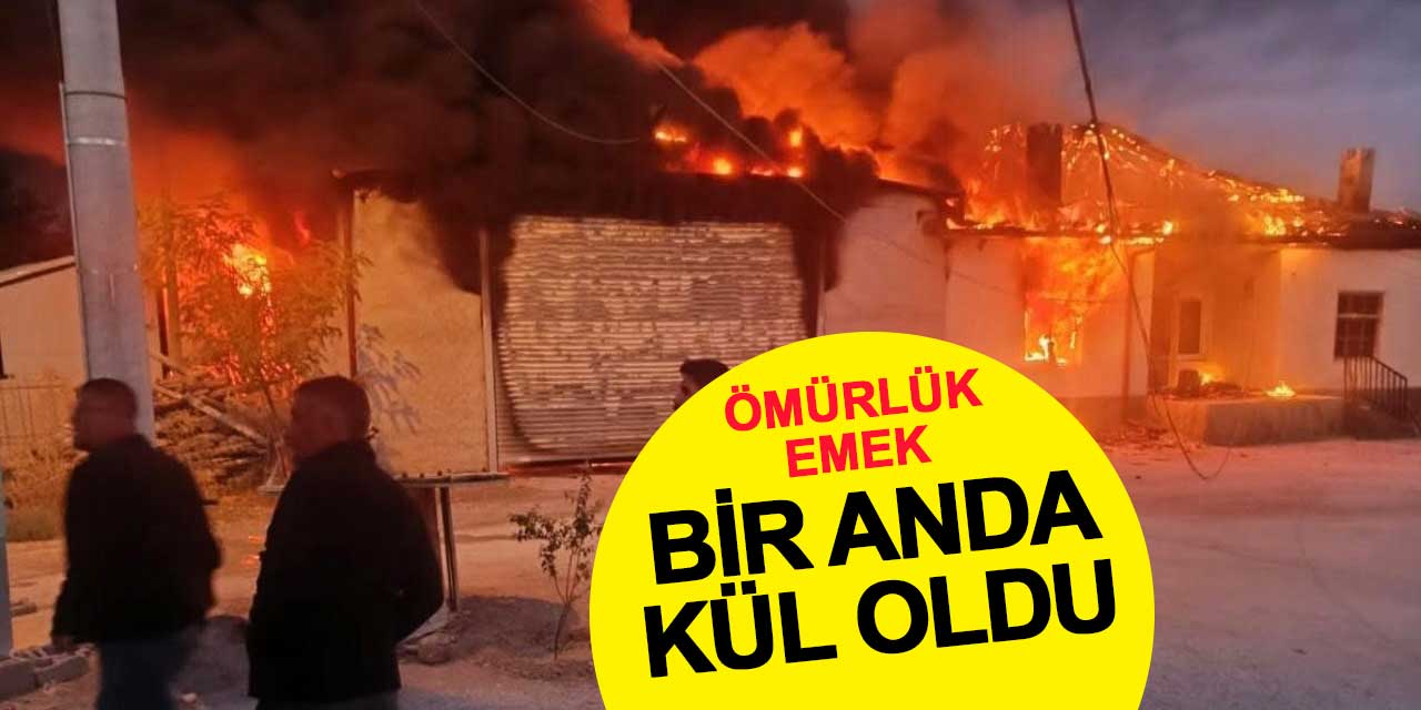 Bir Ömürlük Emek, Bir Anda Kül Oldu