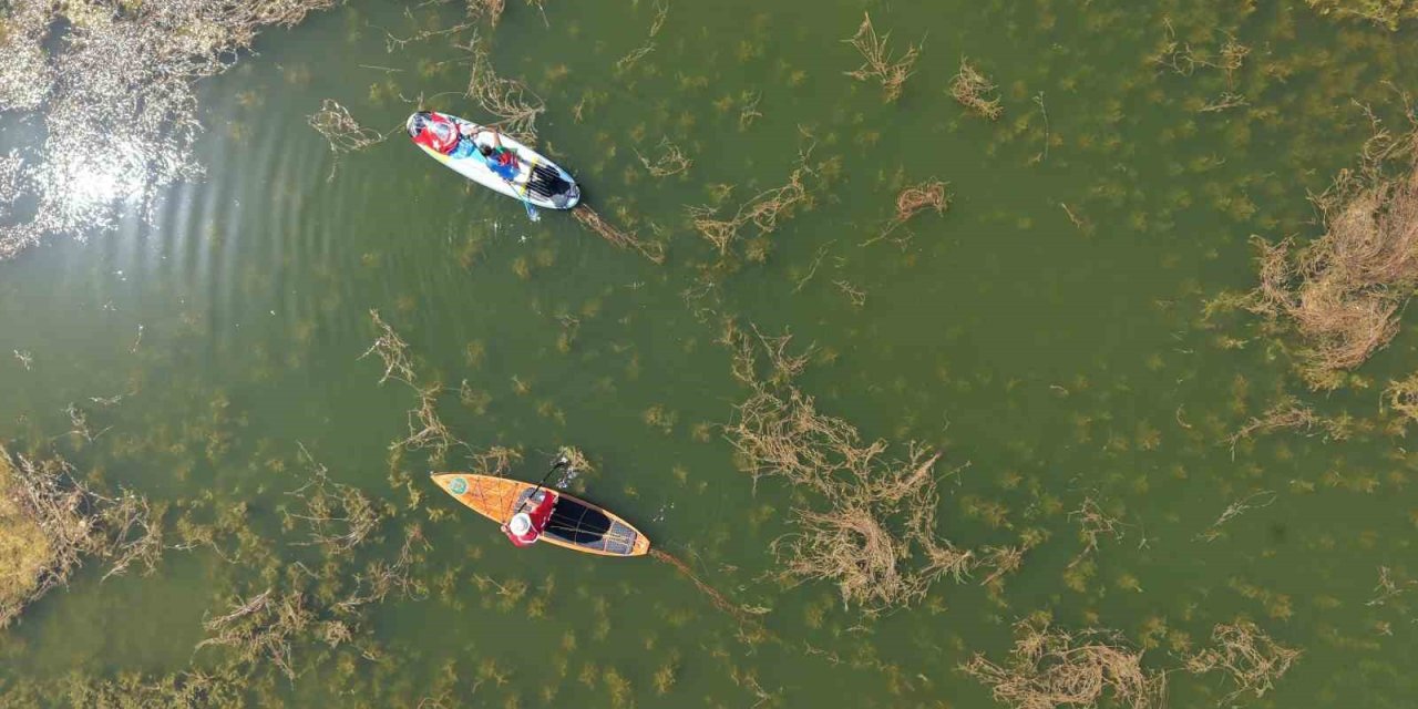 Kuruyan Göl İçin Kürek Çektiler: Beyşehir’de 58 Kilometrelik Umut Yolculuğu