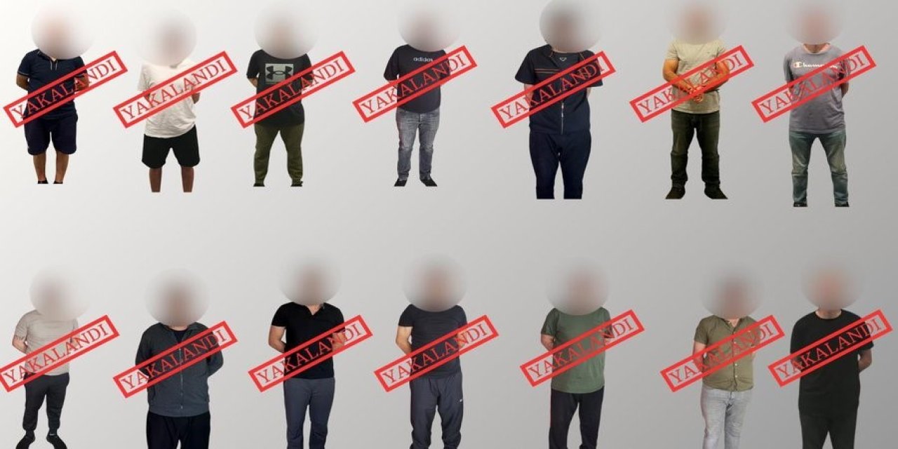 Kırmızı bültenle aranan 13 ve ulusal seviyede aranan 2 suçlu Türkiye’ye getirildi