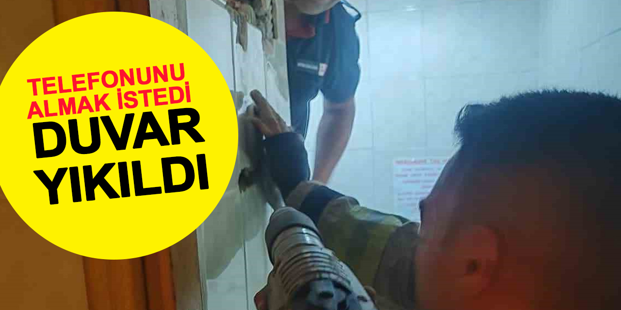 Telefonunu Almak İstedi Duvar Yıkıldı