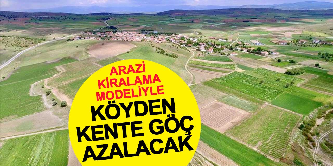 Arazi kiralama modeli, köyden kente göçü azaltacak