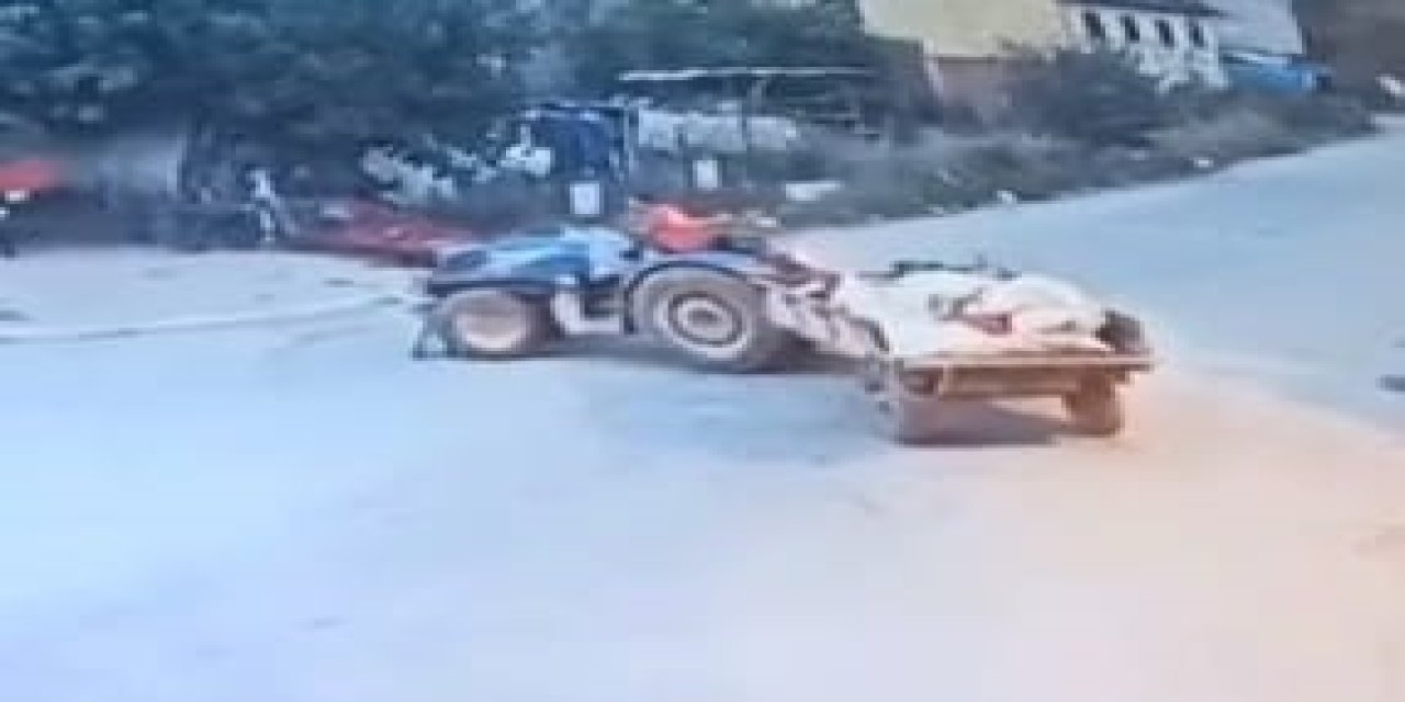 Babasının kullandığı traktör altında kalan minik Batu’ndan güzel haber