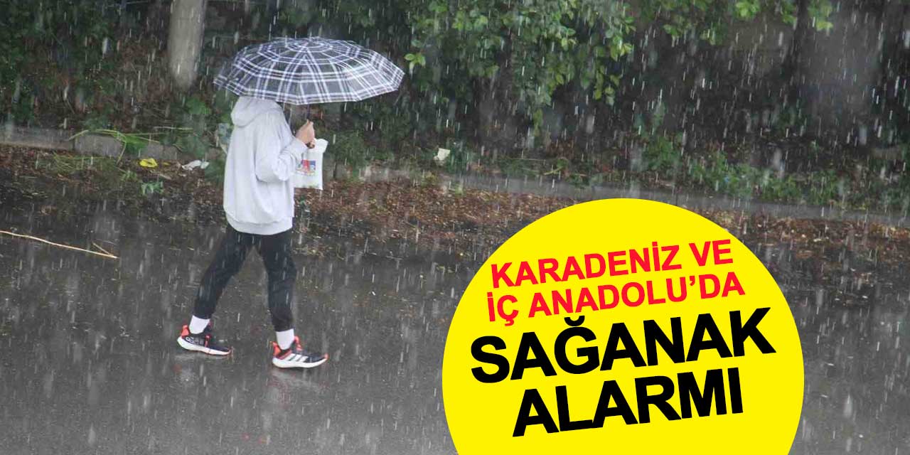 Yurtta Sağanak Alarmı: İç Anadolu ve Akdeniz'de Kuvvetli Yağış Bekleniyor