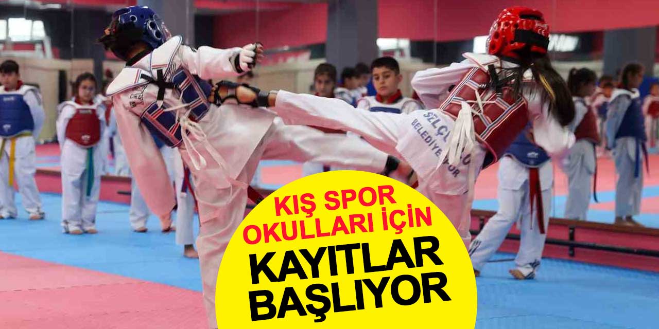 Selçuklu’da Kış Spor Okulları İçin Kayıtlar Başlıyor
