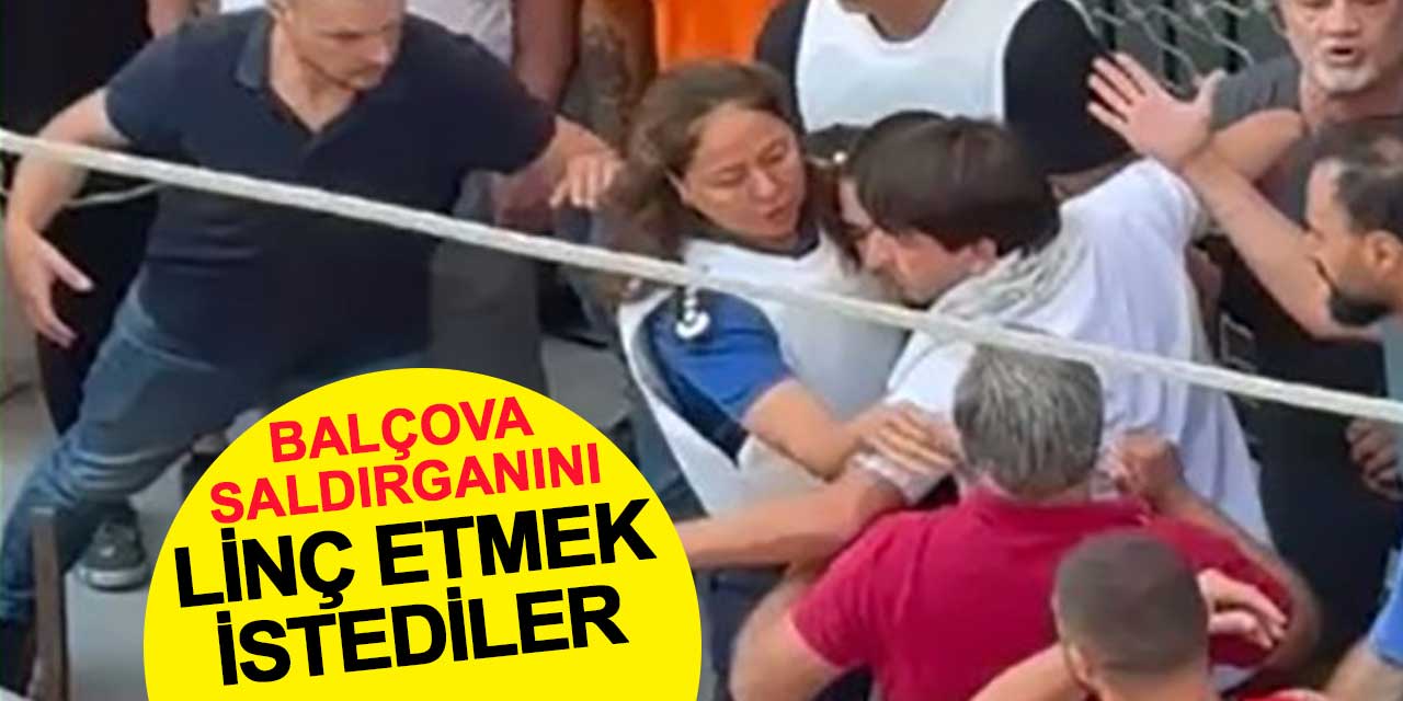 Vatandaşlar Balçova saldırganını linç etmek istedi