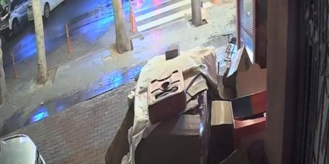 Güvenlik görevlisini hayattan koparan kaza kamerada