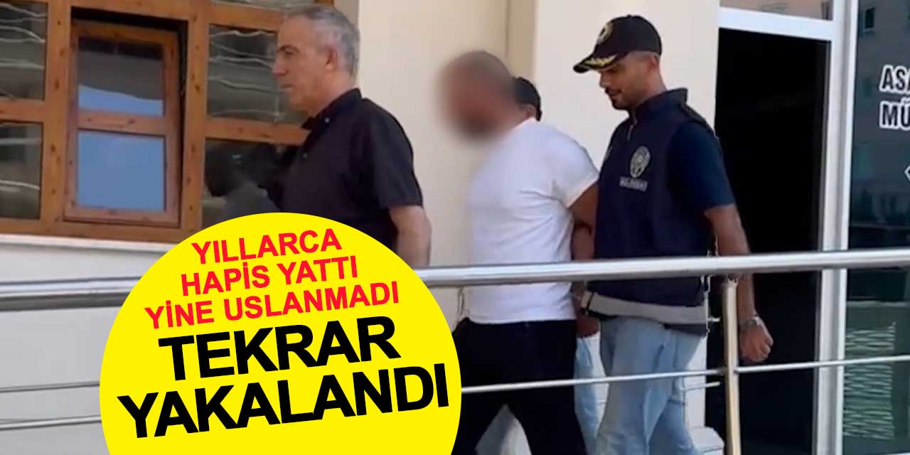 Yıllarca hapis yattı yine de uslanmadı! 10 ev soydu tekrar yakalandı