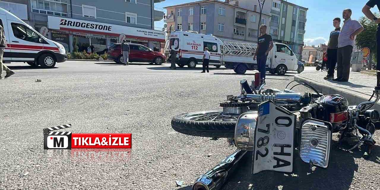 2 çocuğun yaralandığı kaza kamerada: 1'inin durumu ağır