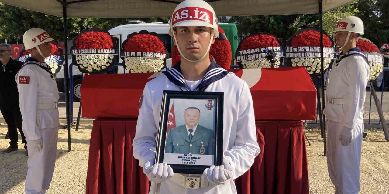 Karapınar'da şehit düşen uzman çavuş son yolculuğuna uğurlandı