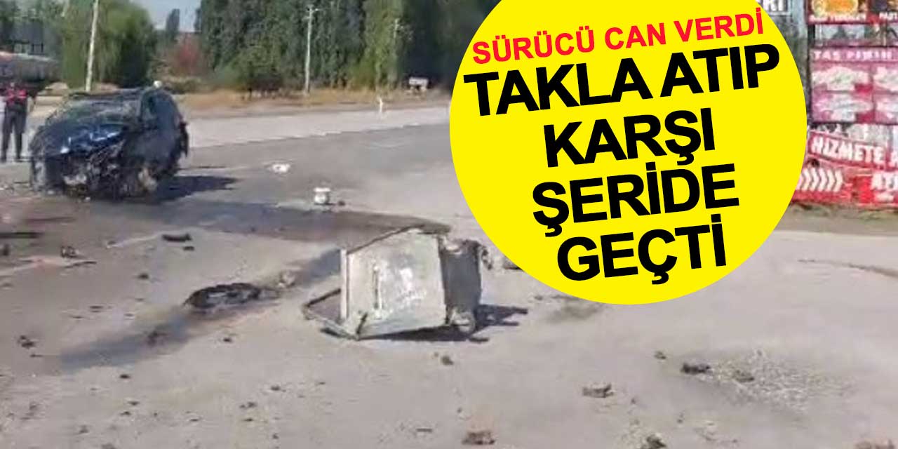 Beyşehir'de takla atan cipin sürücüsü hayatını kaybetti