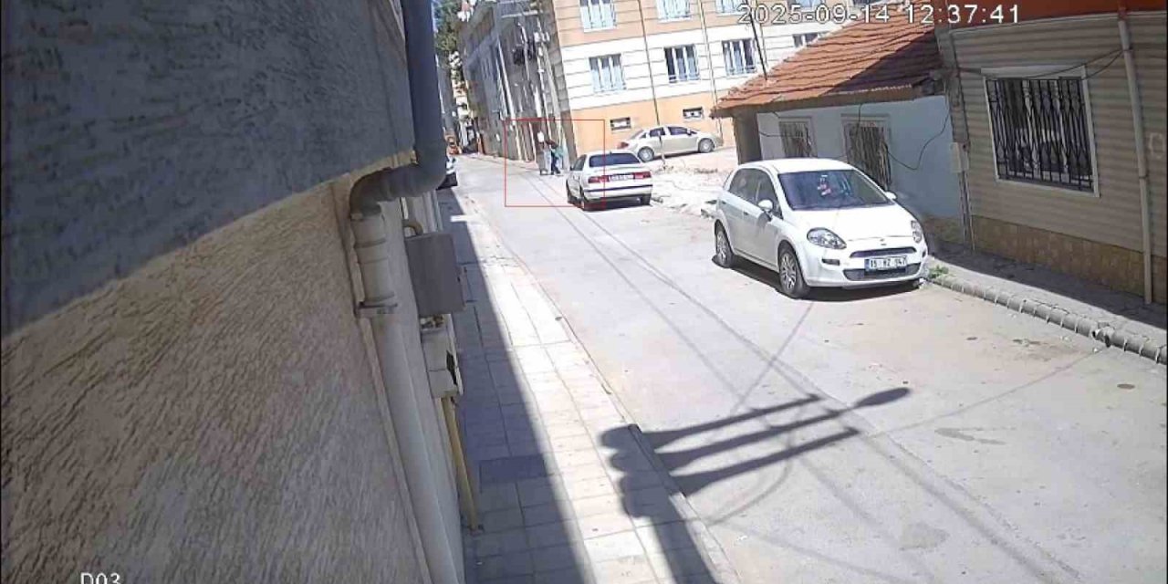 Camdan atılan altın kutusunu alan kadın yakalandı