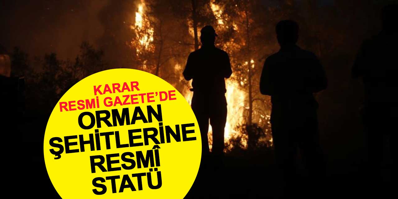 Orman yangınlarında hayatını kaybeden vatandaşlar, ‘şehit’ statüsüne alındı